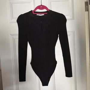 Black Long Sleeve Bodysuit